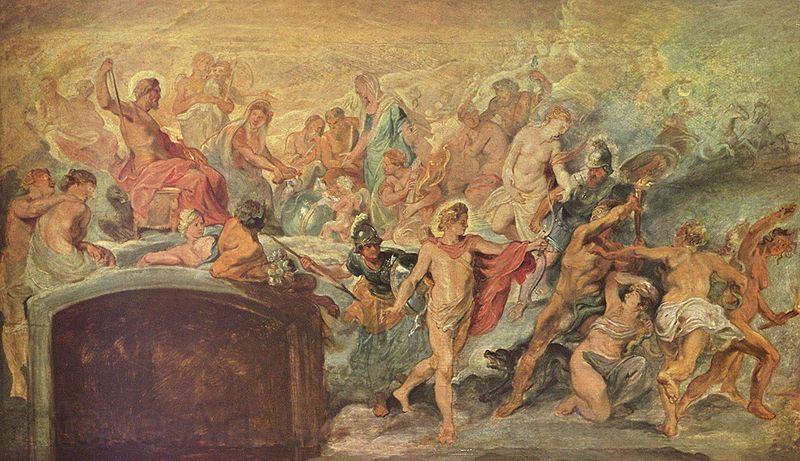 Peter Paul Rubens Die Blute Frankreichs unter der Regentschaft Marias von Medici, Skizze Spain oil painting art